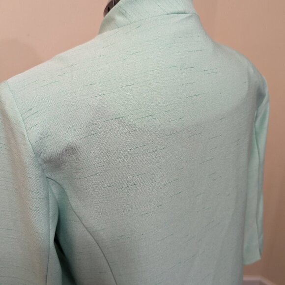Alfred Dunner mint green swing blazer - size 8 - VINTAGE - Picture 4 of 8